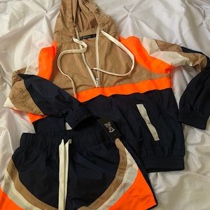 Matching Set Sports Jacket and Shorts